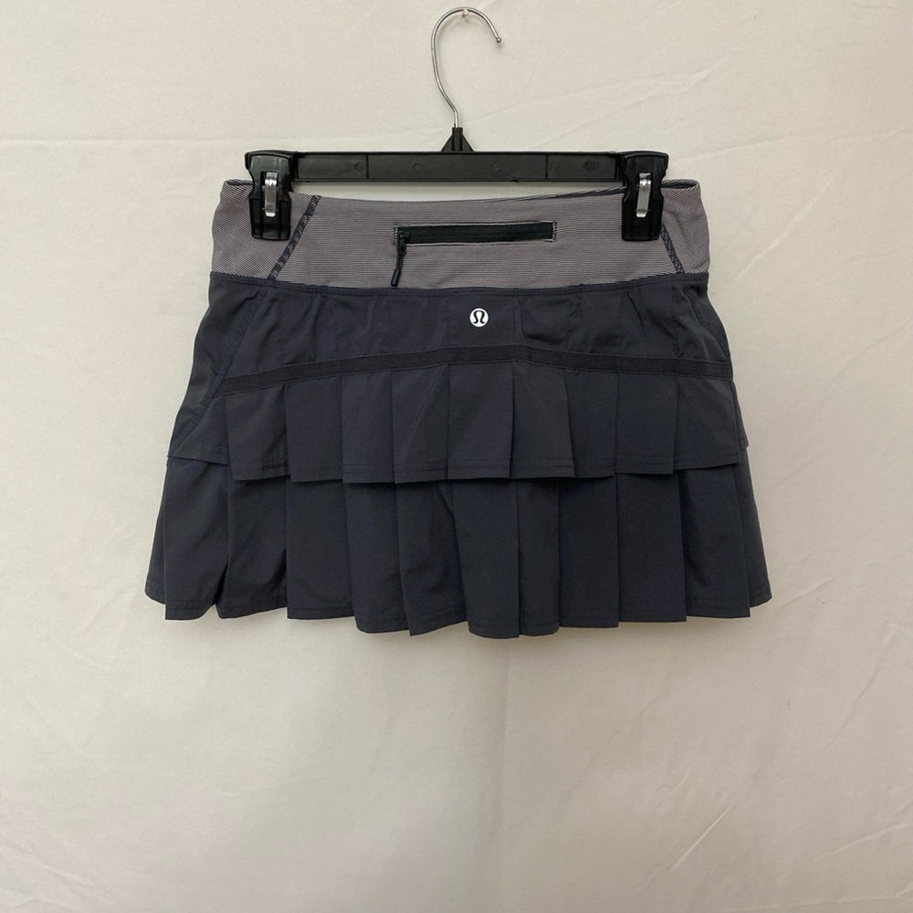 lululemon athletica Dark Blue and Gray Mini Skirt